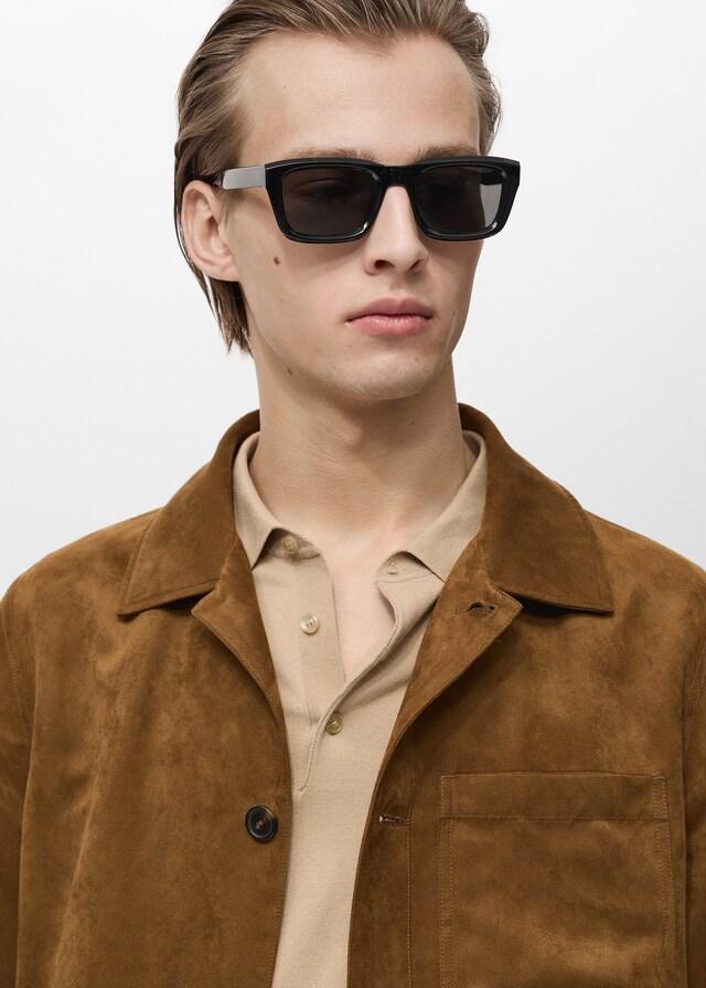 Mango Overshirt mit Wildleder-Effekt Neuheiten