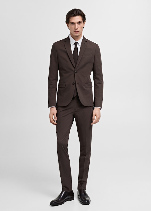 Mango Slim Fit-Anzugshemd aus Baumwolle Sonderangebote