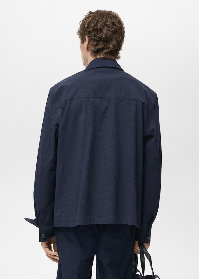 Mango Jacke aus Baumwoll-Seersucker Wochenangebot