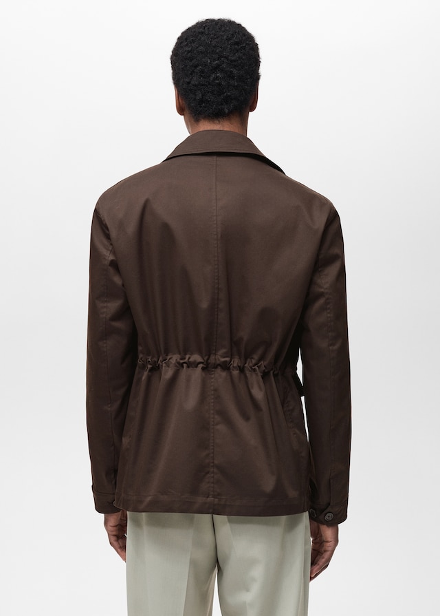 Mango Wasserabweisende Baumwolljacke Bis zu 55% Rabatt