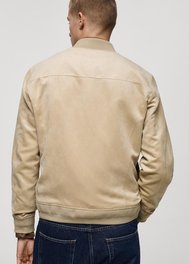 Mango Bomberjacke mit Wildleder-Effekt 50% Rabatt mit kostenlosem Versand