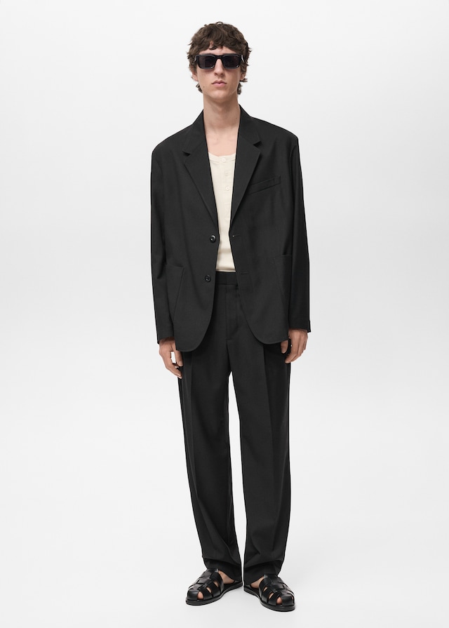 Mango Relaxed Fit-Anzugjacke Fabrikladen