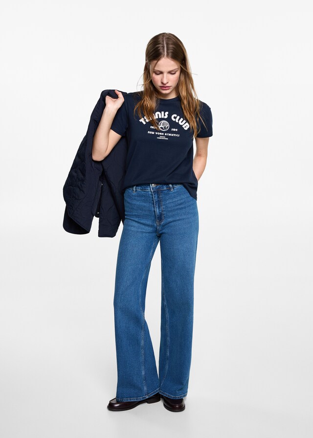 Mango Wide Leg-Jeans 50% Rabatt für begrenzte Zeit