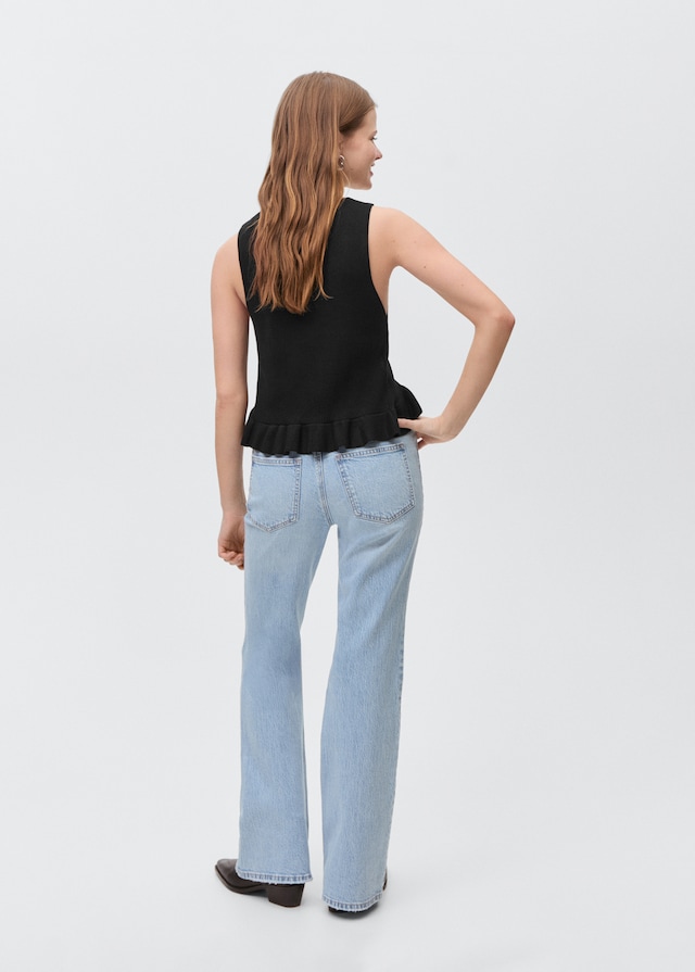 Mango Flared Jeans mit Zierrissen Rabatte dieses Monats