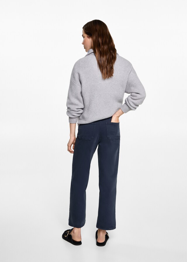 Mango Culotte-Jeans mit Taschen Online