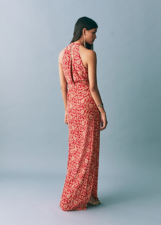 Mango Kleid mit Halfterkragen Verkauf