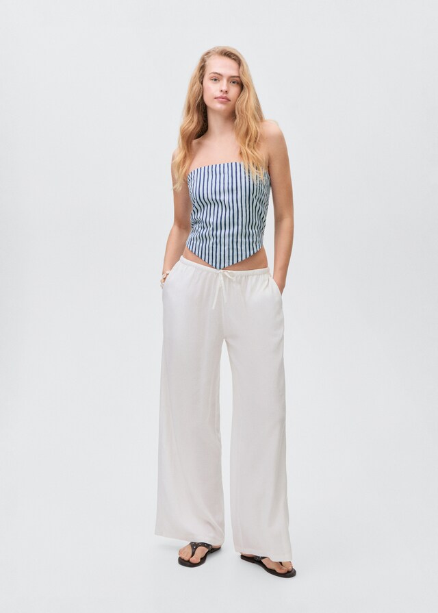 Mango Bandana-Top mit V-Ausschnitt Limitierter Zeitrabatt