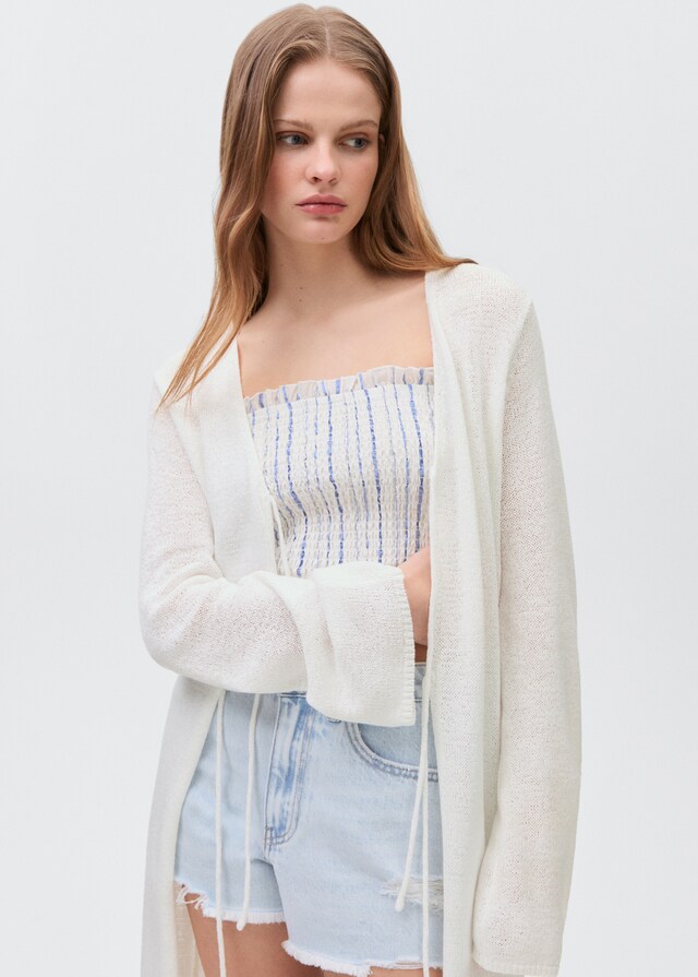 Mango Lange Strickjacke Black Friday