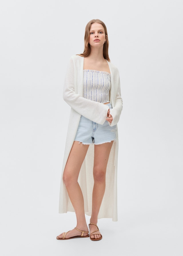 Mango Lange Strickjacke Black Friday