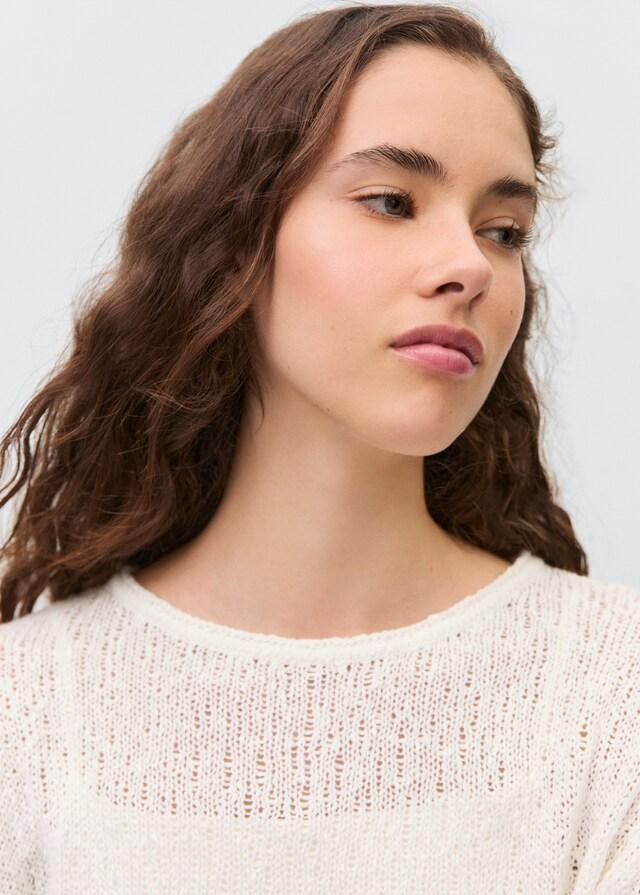 Mango Texturierter Strickpullover Weihnachtsangebot