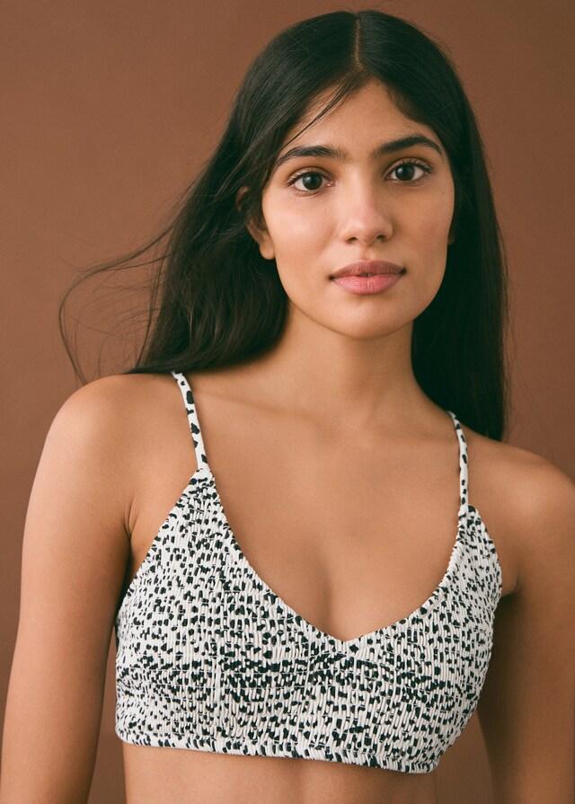 Mango Bikini mit Animal-Print Top Angebot