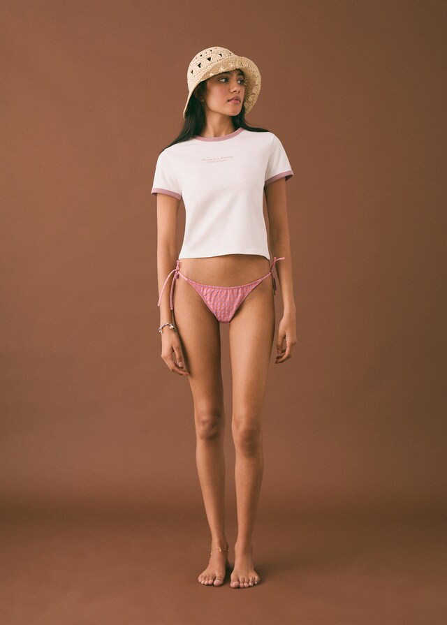 Mango Bikini mit Vichy-Muster Neueste Mode