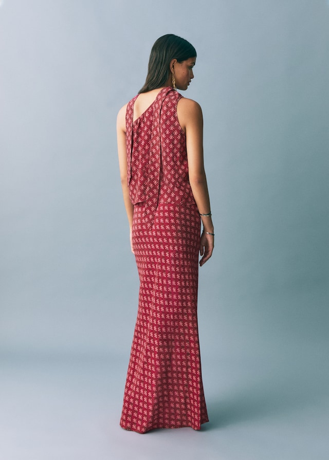 Mango Langer bedruckter Rock Online Outlet