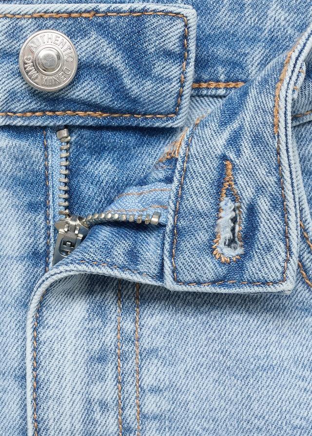 Mango Jeans-Minirock mit ausgefranstem Saum Zeitlich begrenztes Angebot