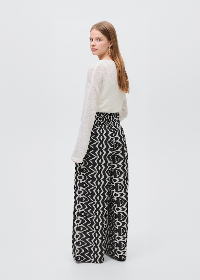 Mango Gerade Printhose Tägliche Deals