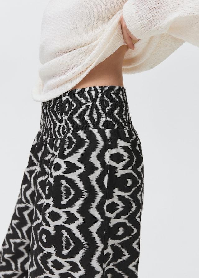 Mango Gerade Printhose Tägliche Deals