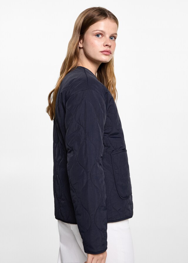 Mango Steppjacke mit Taschen