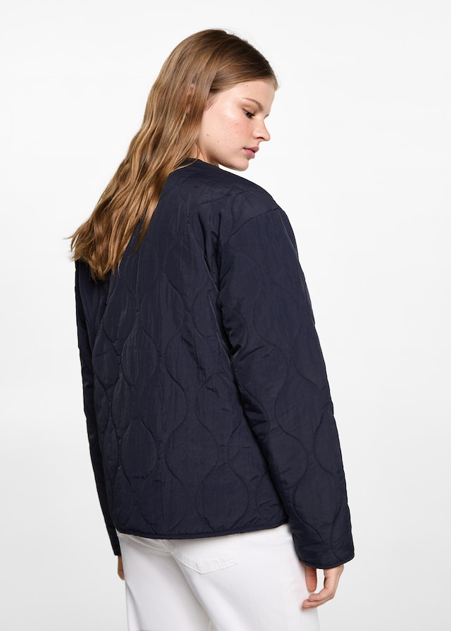 Mango Steppjacke mit Taschen Riesige Ersparnisse
