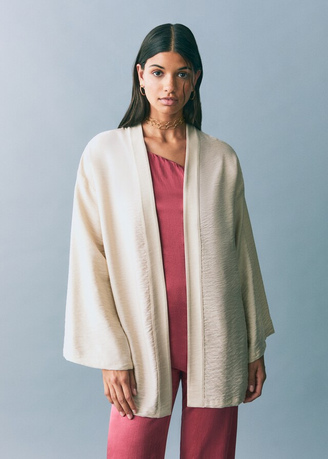 Mango Jacke im Kimono-Stil