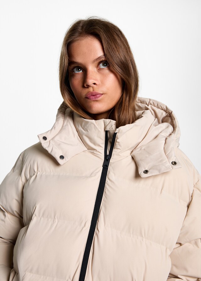 Mango Langer Steppanorak Kostenlose Rückgabe