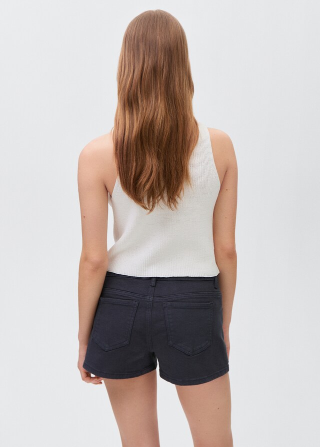 Mango Jeans-Shorts mit hoher Taille Neueste Stile