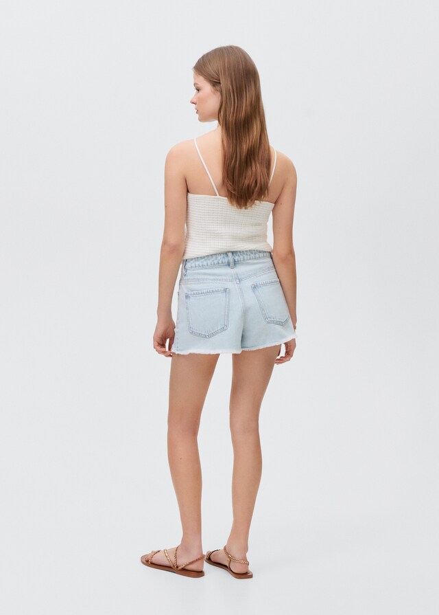 Mango Jeansshorts mit Zierrissen Zeitbegrenzte Promotion