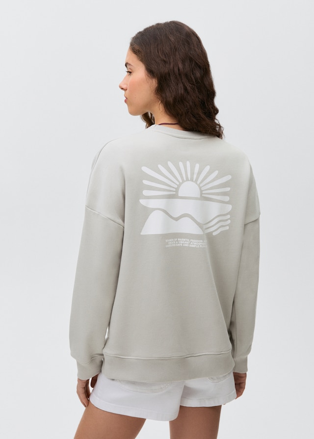 Mango Gemustertes Baumwoll-Sweatshirt Vierteljährliche Förderung