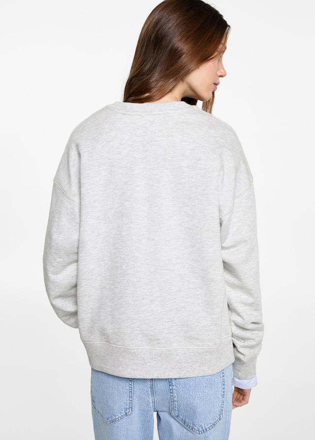 Mango Gemustertes Baumwoll-Sweatshirt Bis zu 55% Rabatt