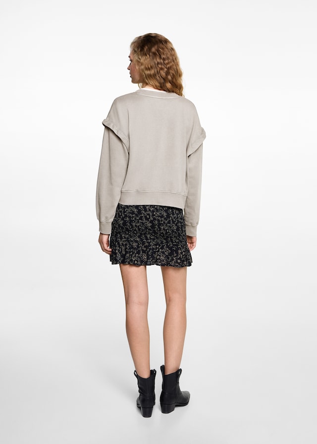 Mango Sweatshirt mit abfallenden Schultern Discount Store für neue Produkte