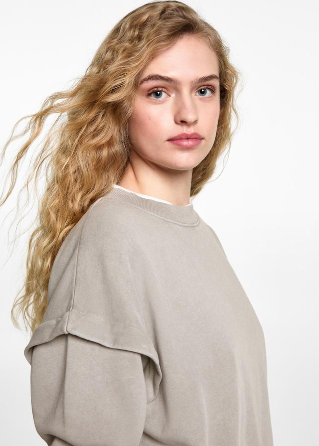 Mango Sweatshirt mit abfallenden Schultern Discount Store für neue Produkte