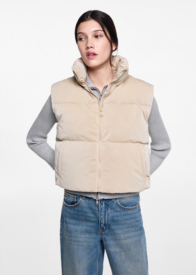 Mango Steppanorak mit Taschen