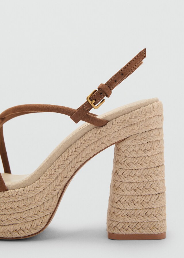 Mango Riemensandale mit Absatz Fabrik Onlineshop
