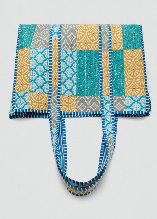 Mango Patchwork-Stepptasche Rabatt