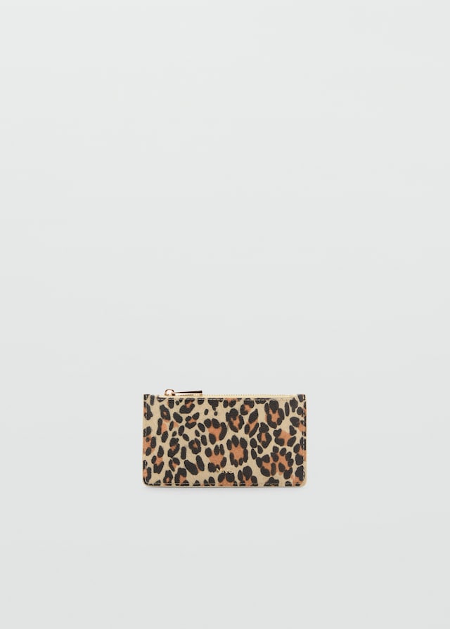 Mango Geldbörse mit Leder-Effekt und Leoparden-Print Black Friday