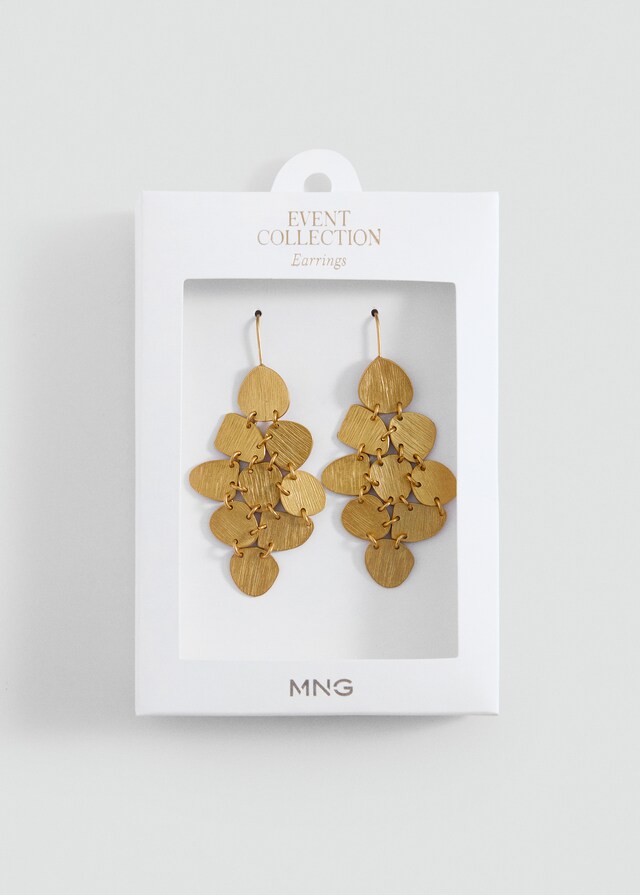 Mango Lange Münz-Ohrringe Zeitlich begrenztes Angebot