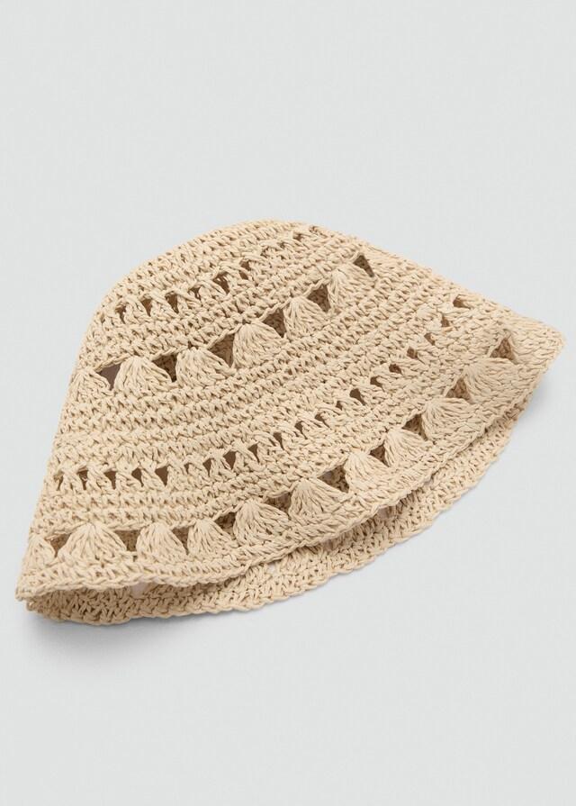 Mango Bucket Hat aus Stroh Zeitbegrenzte Promotion