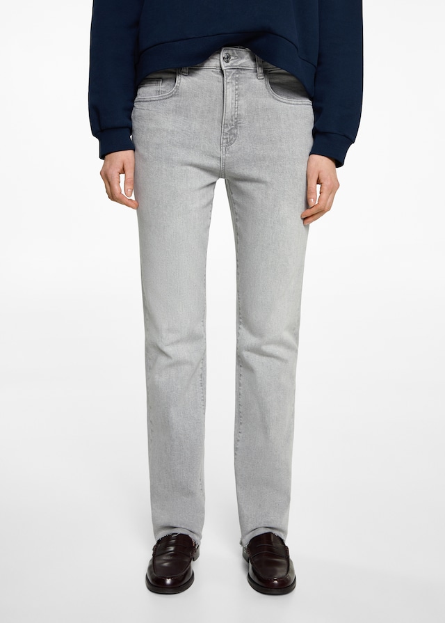 Mango Straight Jeans Bis zu 65% Rabatt