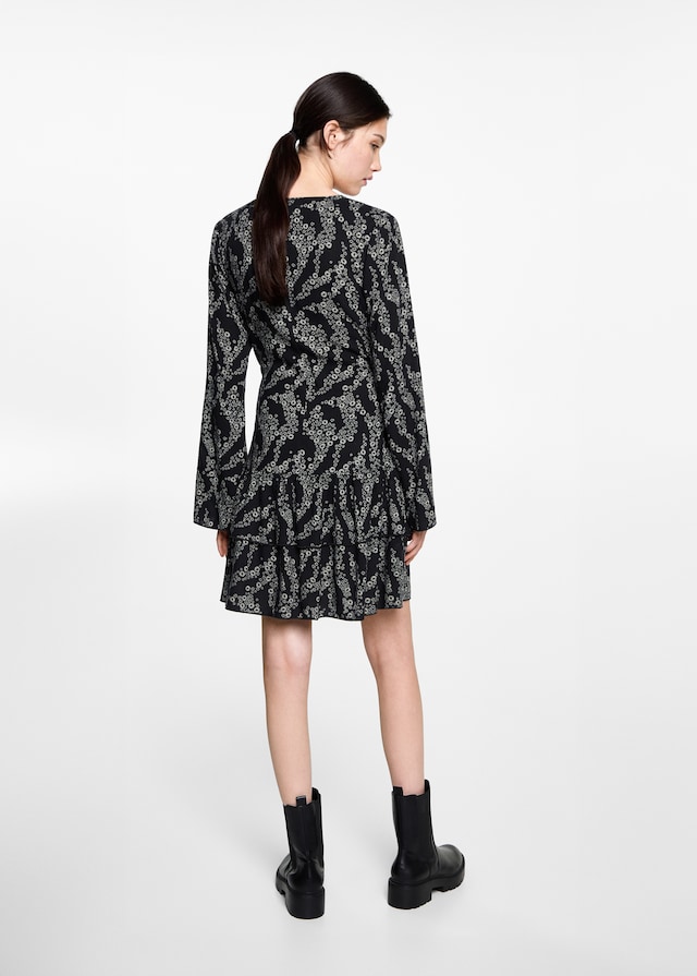 Mango Kleid mit Blumendruck Discount Store für neue Produkte