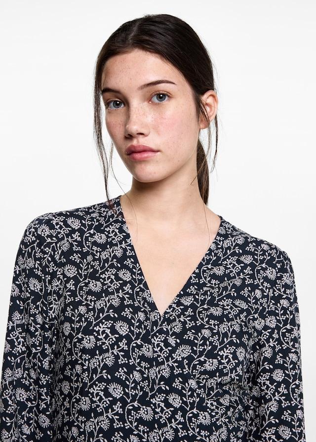 Mango Kleid mit Blumendruck Nur noch ein Tag übrig