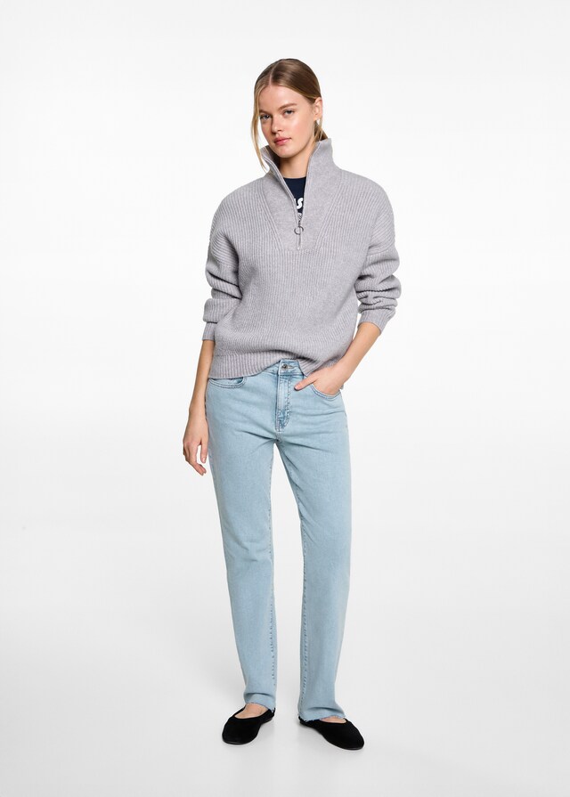 Mango Straight Fit Jeans Riesige Rabatte