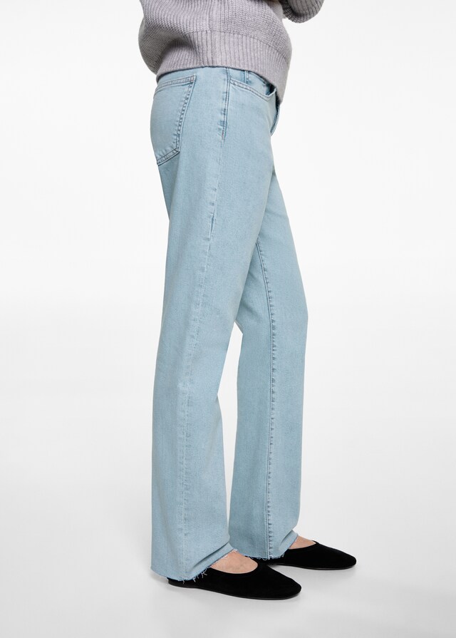 Mango Straight Fit Jeans Riesige Rabatte
