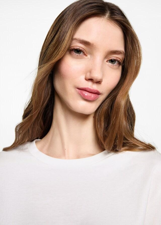 Mango T-Shirt mit geraffter Taille Speichern exportieren