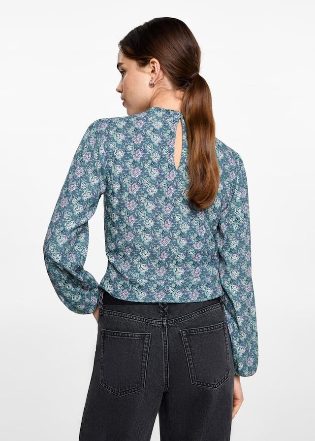 Mango Bluse mit Blumenmuster Outlet