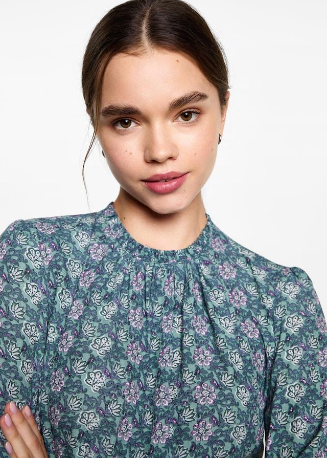 Mango Bluse mit Blumenmuster Outlet