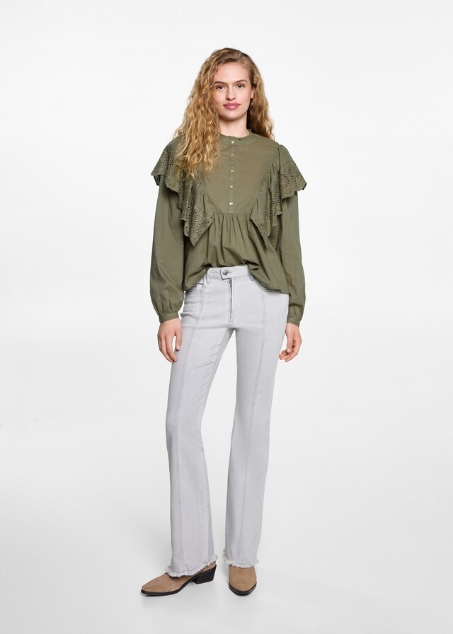 Mango Rüschenbluse Angebote