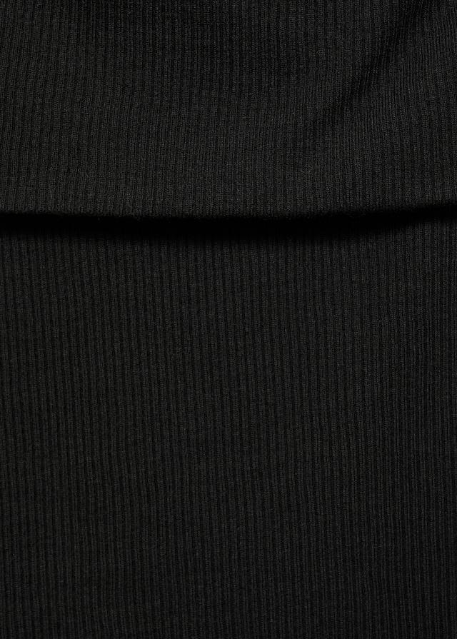 Mango Langer Strickrock Schlussverkauf