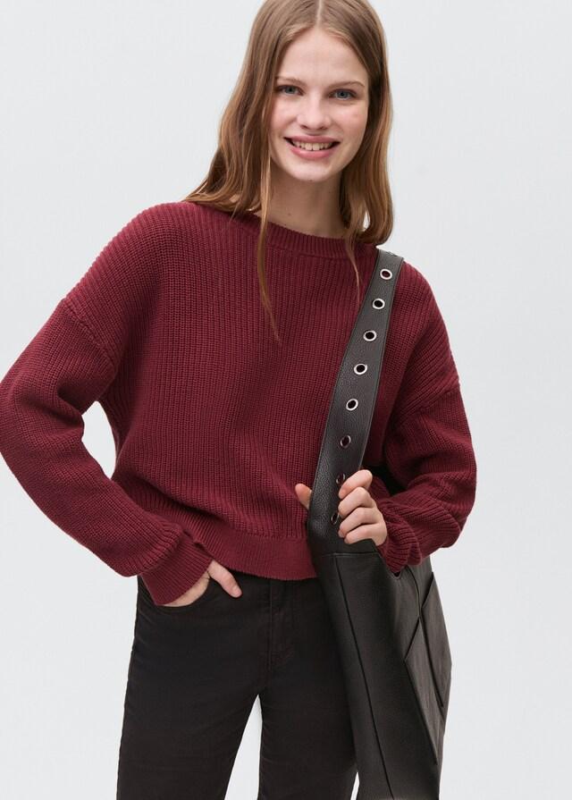 Mango Strickpullover mit Schlitzen Preisnachlass