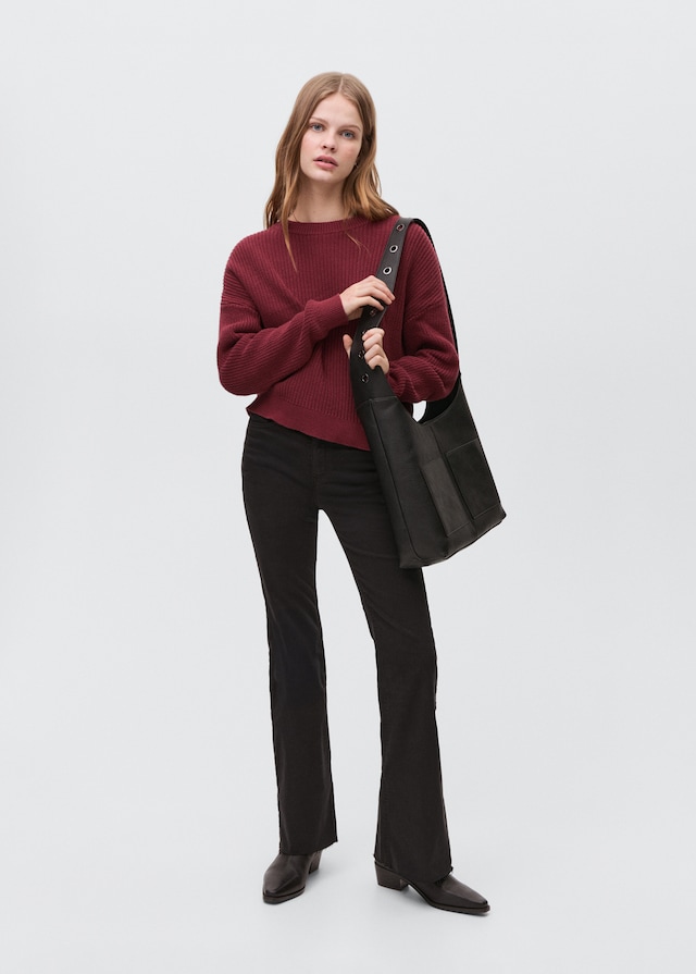 Mango Strickpullover mit Schlitzen Preisnachlass