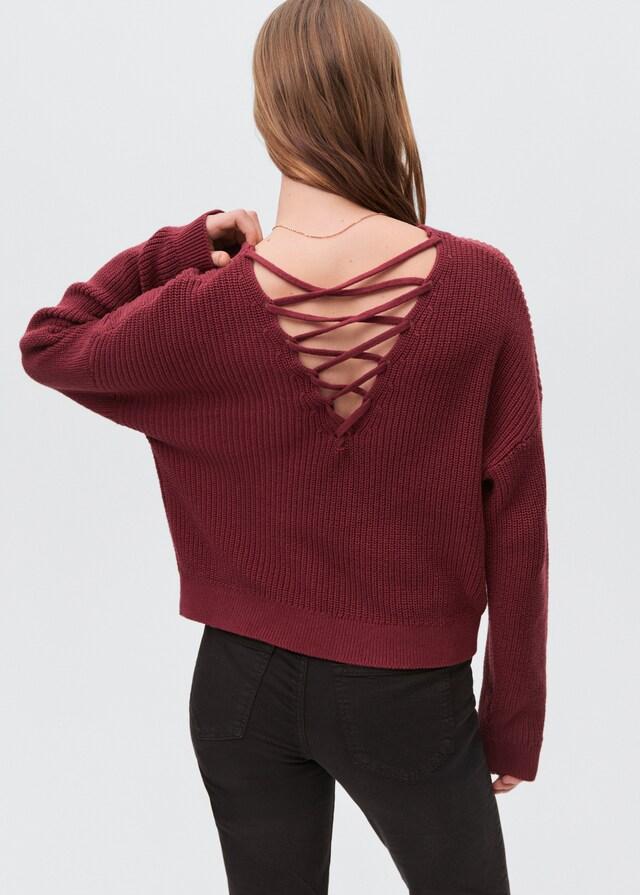 Mango Strickpullover mit Schlitzen Preisnachlass