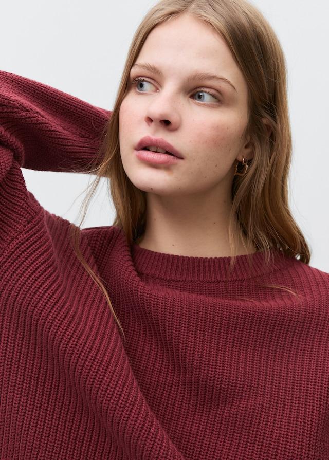 Mango Strickpullover mit Schlitzen Preisnachlass